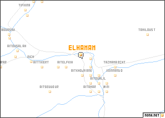 map of El Hamam