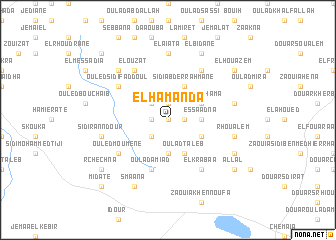 map of El Hamanda