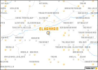 map of El Hamman