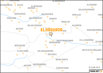 map of El Haouana