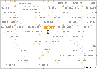 map of El Harech