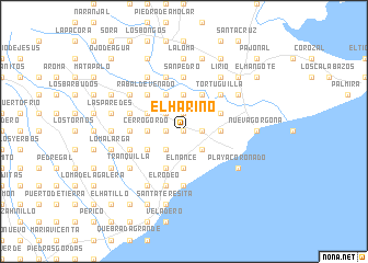 map of El Harino