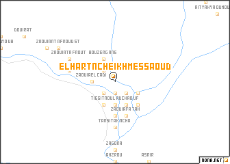 map of El Hart nʼCheïkh Messaoud