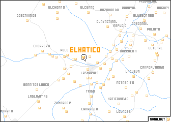 map of El Hatico