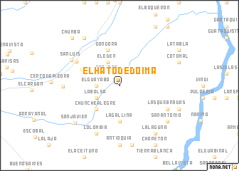 map of El Hato de Doima