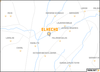 map of El Hecho