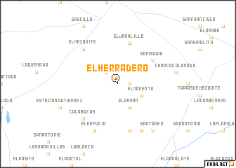 map of El Herradero