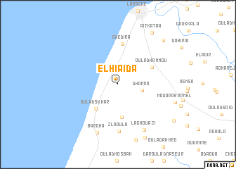 map of El Hiaïda