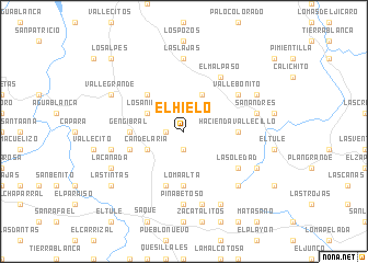 map of El Hielo