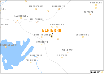 map of El Hierro