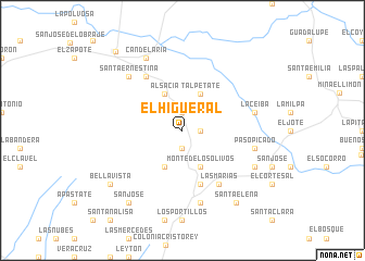 map of El Higueral