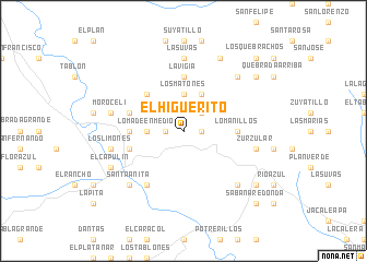 map of El Higuerito