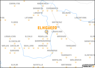 map of El Higuero