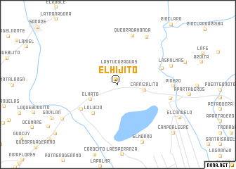 map of El Hijito