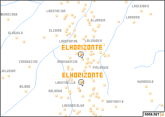 map of El Horizonte