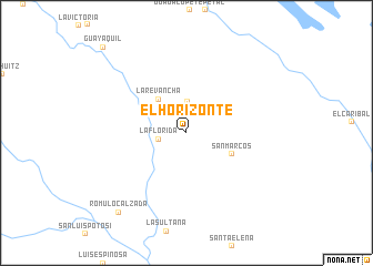 map of El Horizonte
