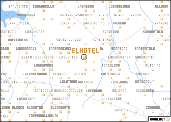 map of El Hotel