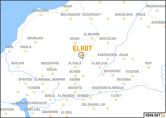 map of El Hot