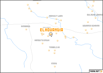 map of El Houamdia