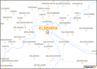 map of El Houara