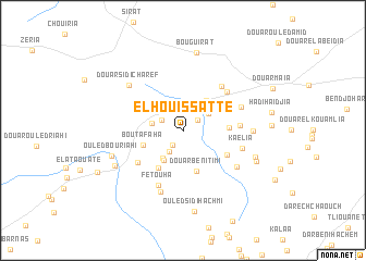 map of El Houissatte