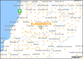 map of El Hoûrânîyé