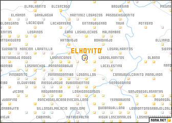 map of El Hoyito