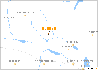 map of El Hoyo