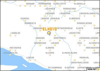 map of El Hoyo