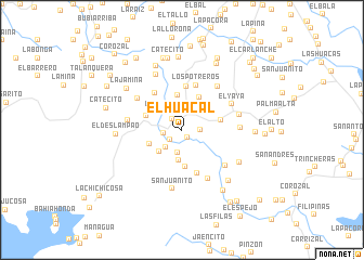 map of El Huacal