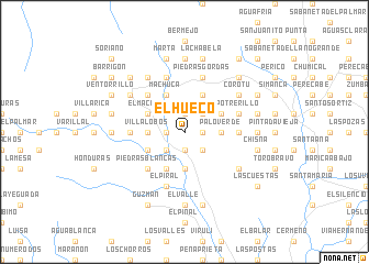 map of El Hueco