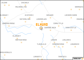map of El Humo