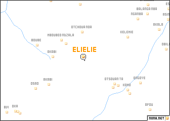 map of Eliélié