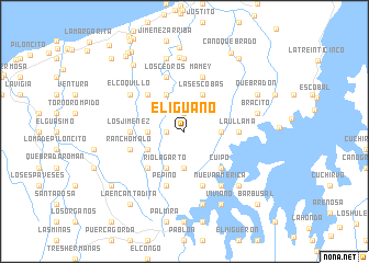 map of El Iguano