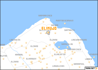 map of El Imujo
