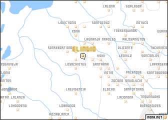 map of El Indio