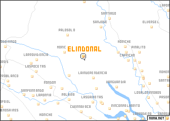 map of El Indonal