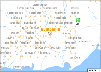 map of El Ingenio