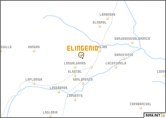 map of El Ingenio