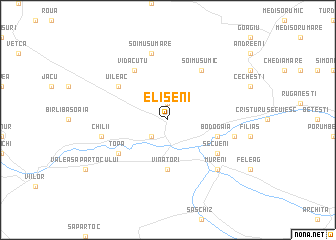 map of Eliseni