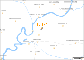 map of Eliska