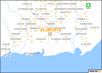 map of El Jacinto