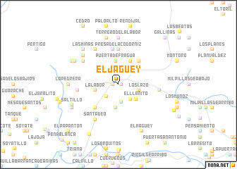 map of El Jagúey