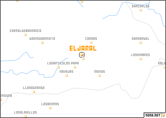 map of El Jaral