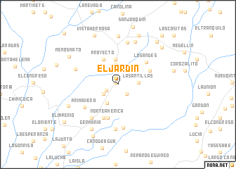 map of El Jardín