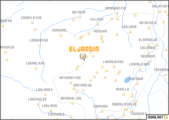 map of El Jardín