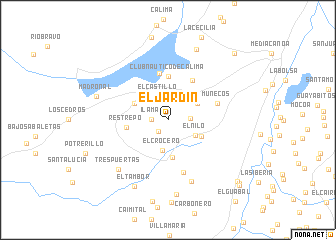 map of El Jardín