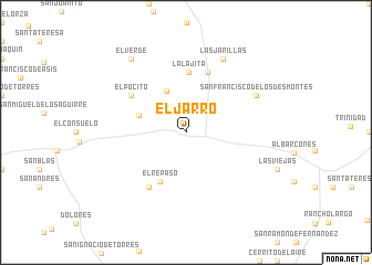 map of El Jarro