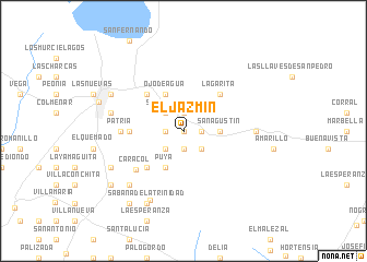 map of El Jazmín