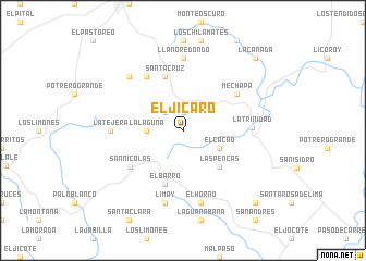 map of El Jícaro